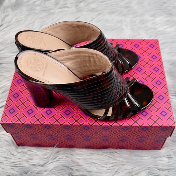 Tory Burch Shoes - (TORY BURCH) Brida Mule in Tortoise Shell
